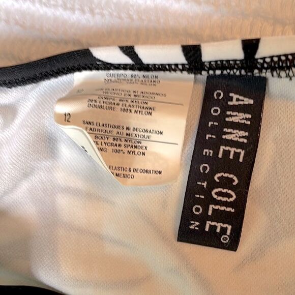 Anne Cole New York Two Piece Swimsuit Bikini - 12 - Great Used Condition - Picture 6 of 8
